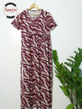 Maternity and Nursing Maxi Dress - Cotton