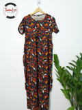 Maternity and Nursing Maxi Dress - Cotton