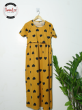 Maternity and Nursing Maxi Dress - Cotton